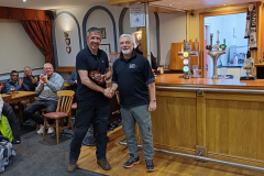 Associate of the year award. Awarded to Andrew Pinnington, presented by Chair, Duncan Gleig